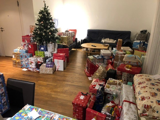 So sah es in Rosa Kolms Wohnung in der Vergangenheit während der Weihnachtsaktion aus. Bild: zvg