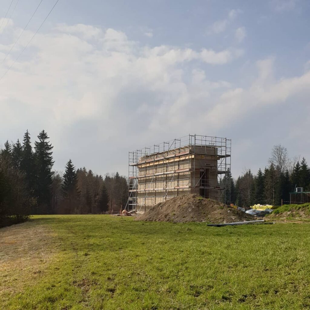 ofenturm ziegelei-museum hagendorn kurz vor fertigstellung