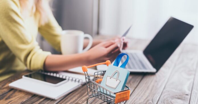 online-shopping virtueller einkaufswagen