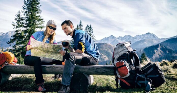 Wanderschuhe an Nun geht es ab in die Hoehe