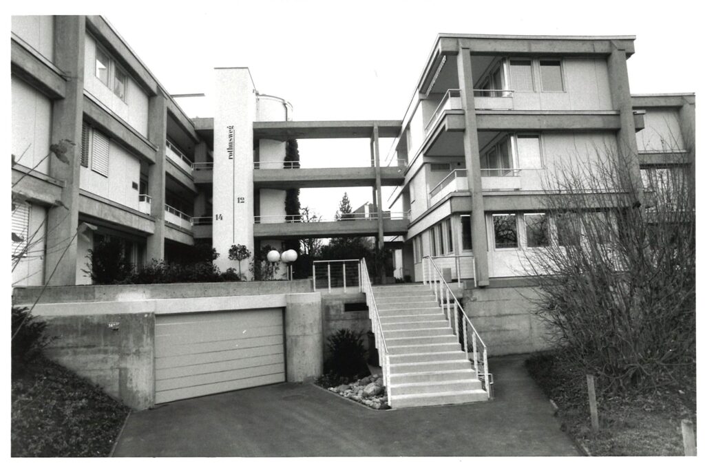 Der Rothusweg 12-14 in Zug, fotografiert von Peter Kamm