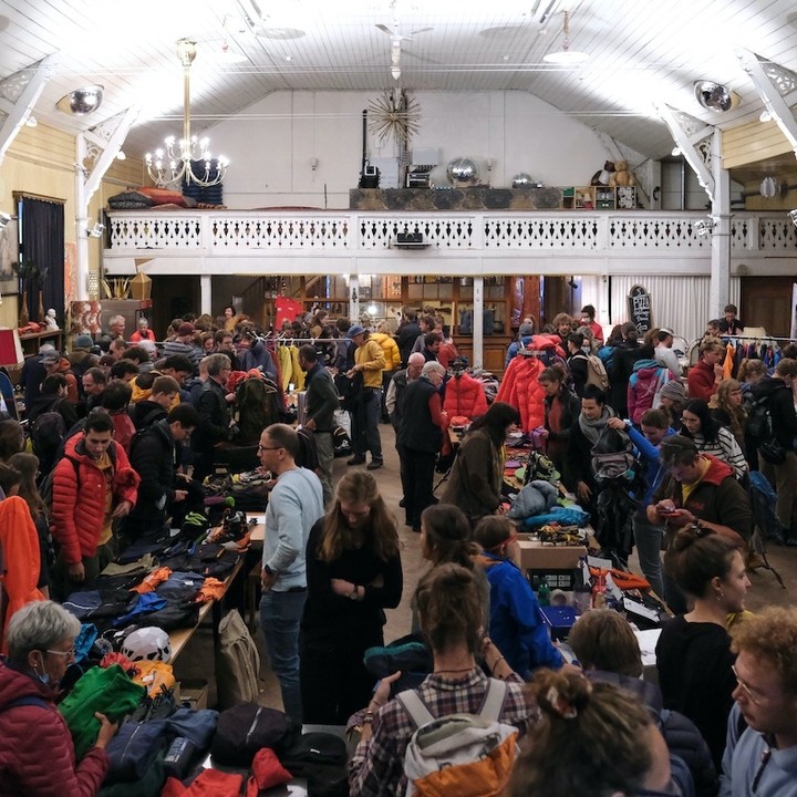 Schneesportflohmarkt von Mountain Wilderness