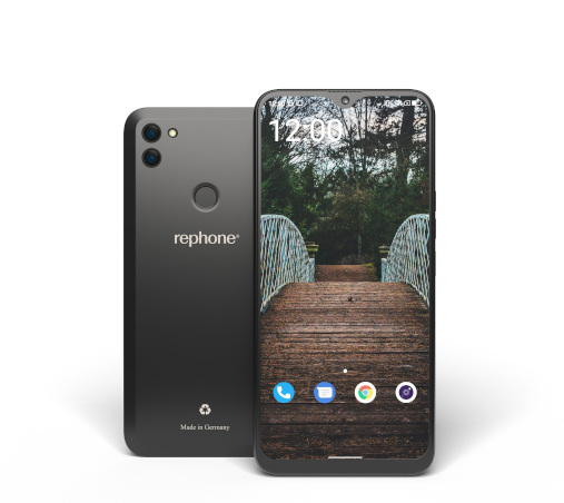 Rephone Schwarz Produktfoto