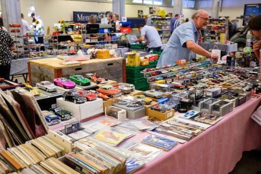 Messestand an der Swiss Classic World mit Automodellen